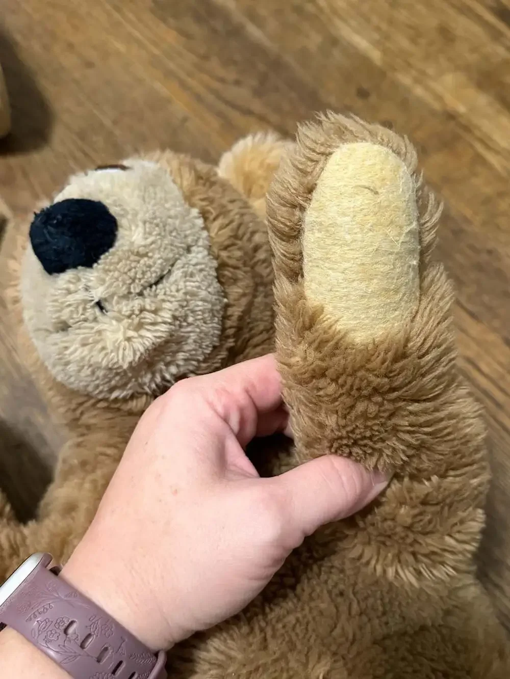 Wallace Berrie Bertram Plush Teddy Bear Brown Stuffed Animal Vintage